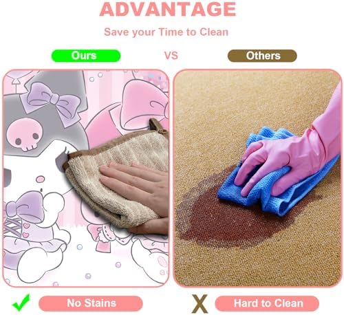 Anime Cartoon Bath Mat 40x60cm Quick Dry