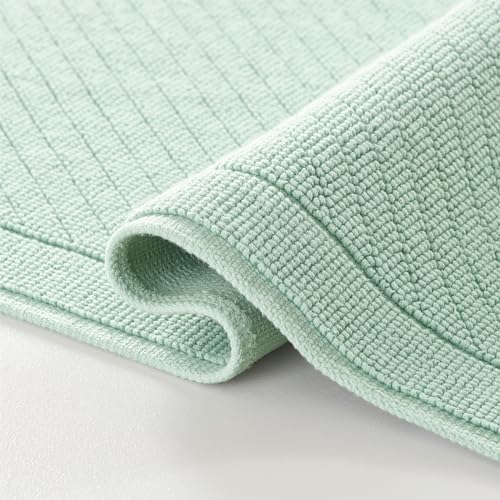 Arkwright 100 Cotton Bath Rug - Green 20x32 in 1
