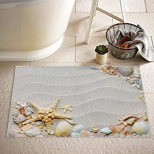 PJO Bath Rug 24X16 Inch Non-Slip Washable Mat