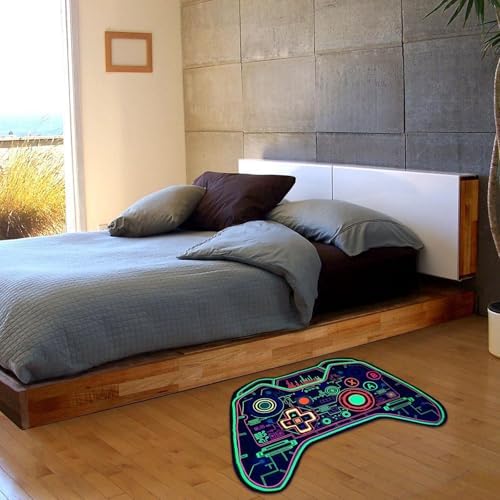 Cartoon Gamepad Floor Mat - Funny Non-Slip Soft