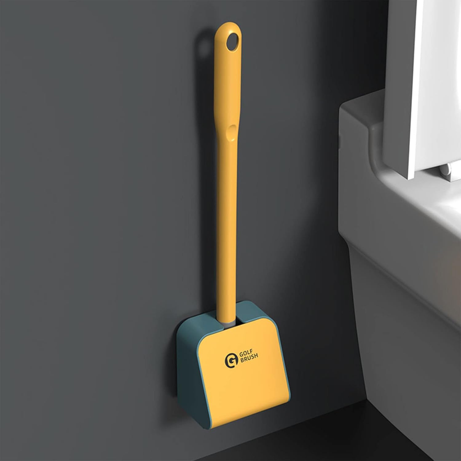 Lovskoo 360 Toilet Brush Set with Non-Slip Holder
