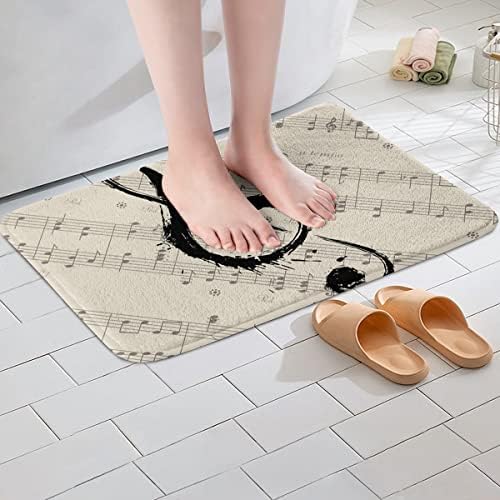 SGYDW Musical Pattern Bath Rug 24x16IN