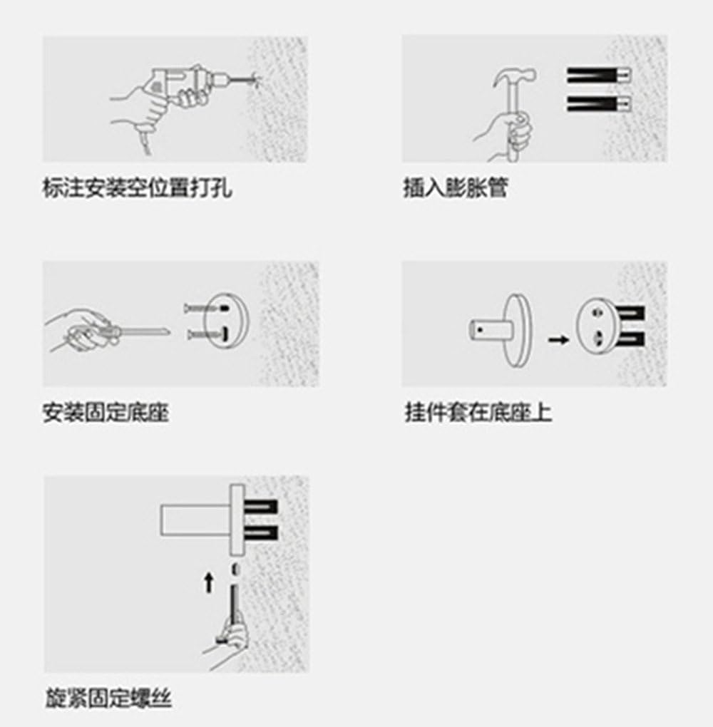 Black Alloy Bathroom Hand Dryer Holder for DIY Installation