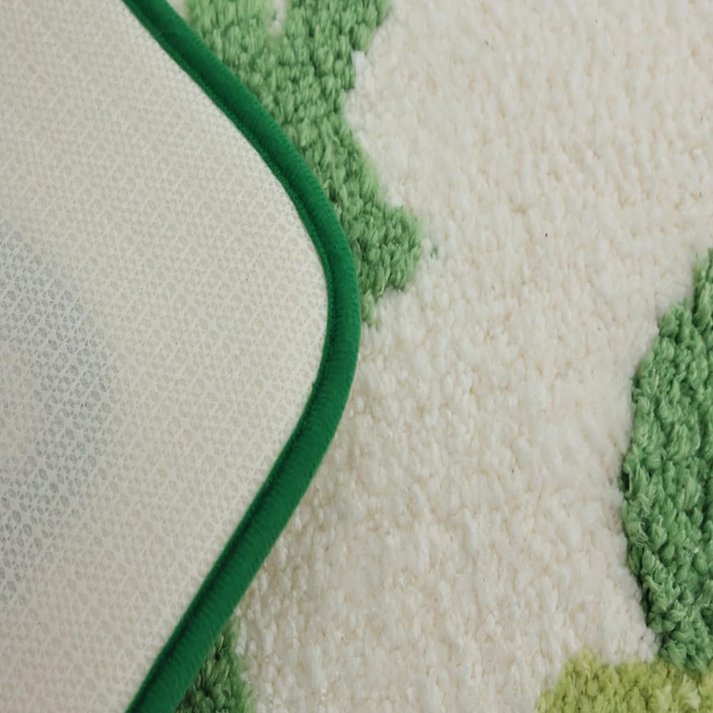 Cute You Look Good Rug - Green White Bath Mat 20x315 Inch