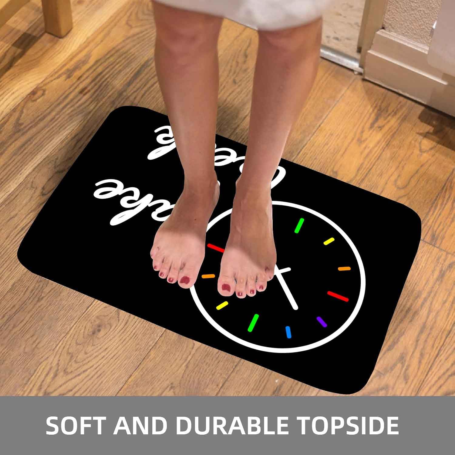 Simsant Thick Memory Foam Bath Rug for Kids