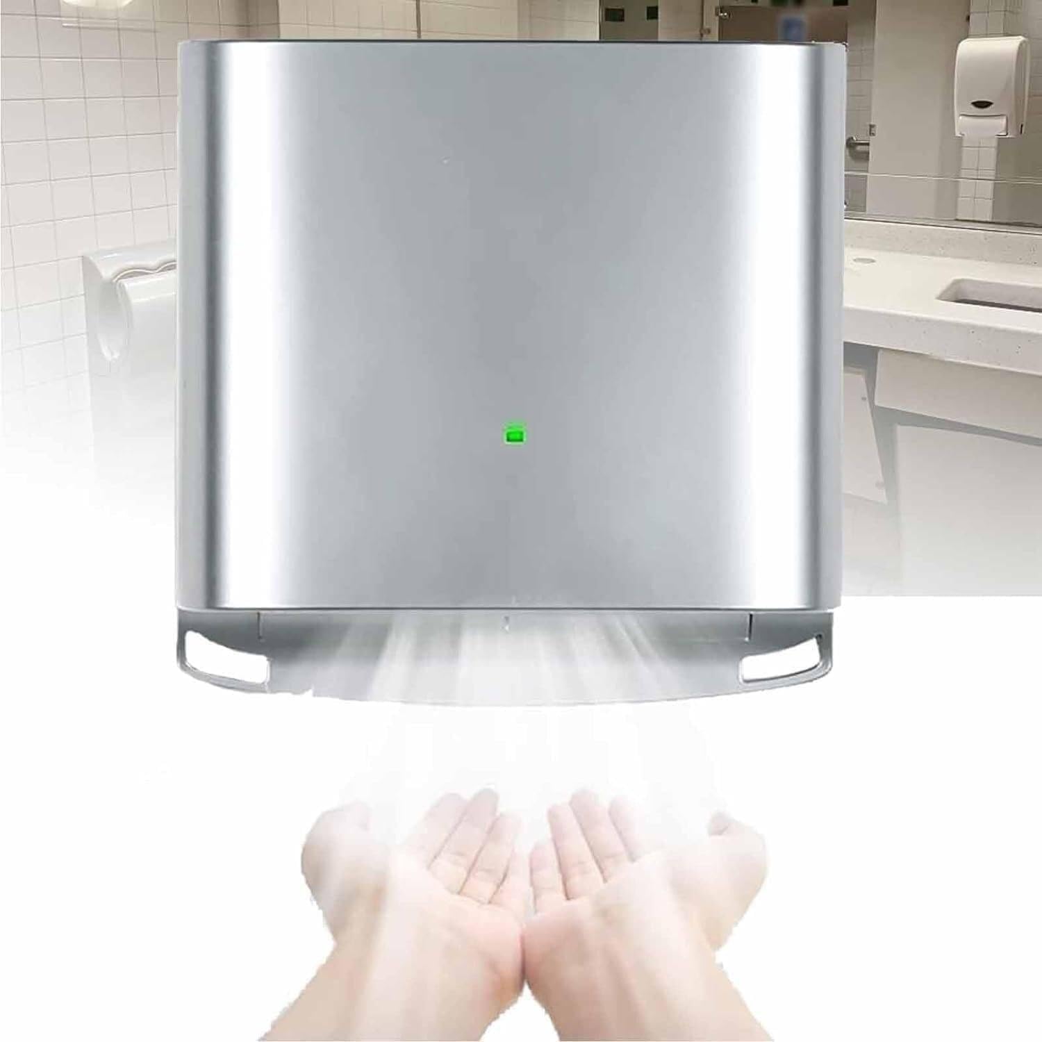 Extra Quiet Electric Touchless Hand Dryer 800W