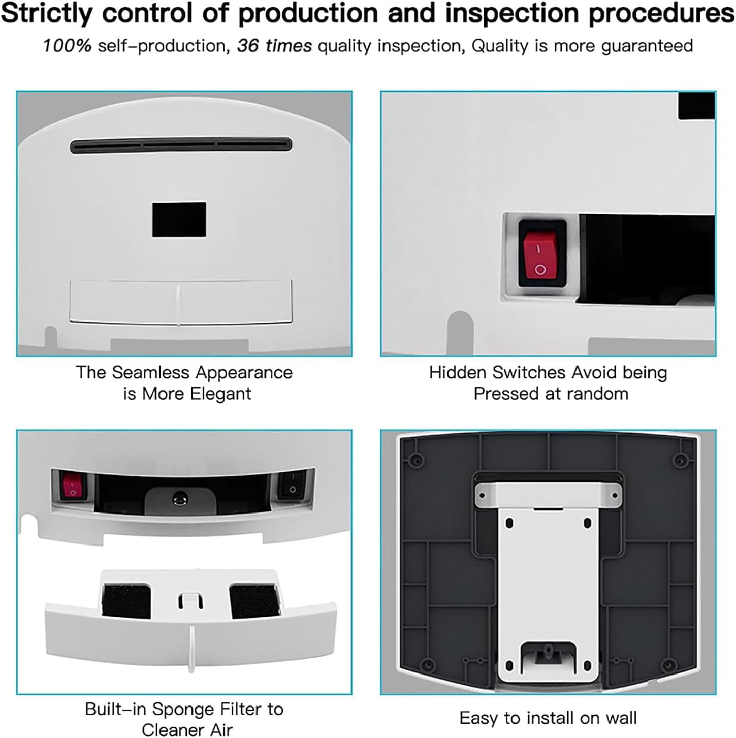 icVantA Automatic Induction Hand Dryer with HotCold Air 1