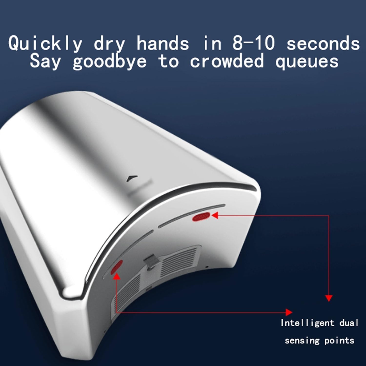 Whipin Electric Hand Dryer Stainless Steel 1100W