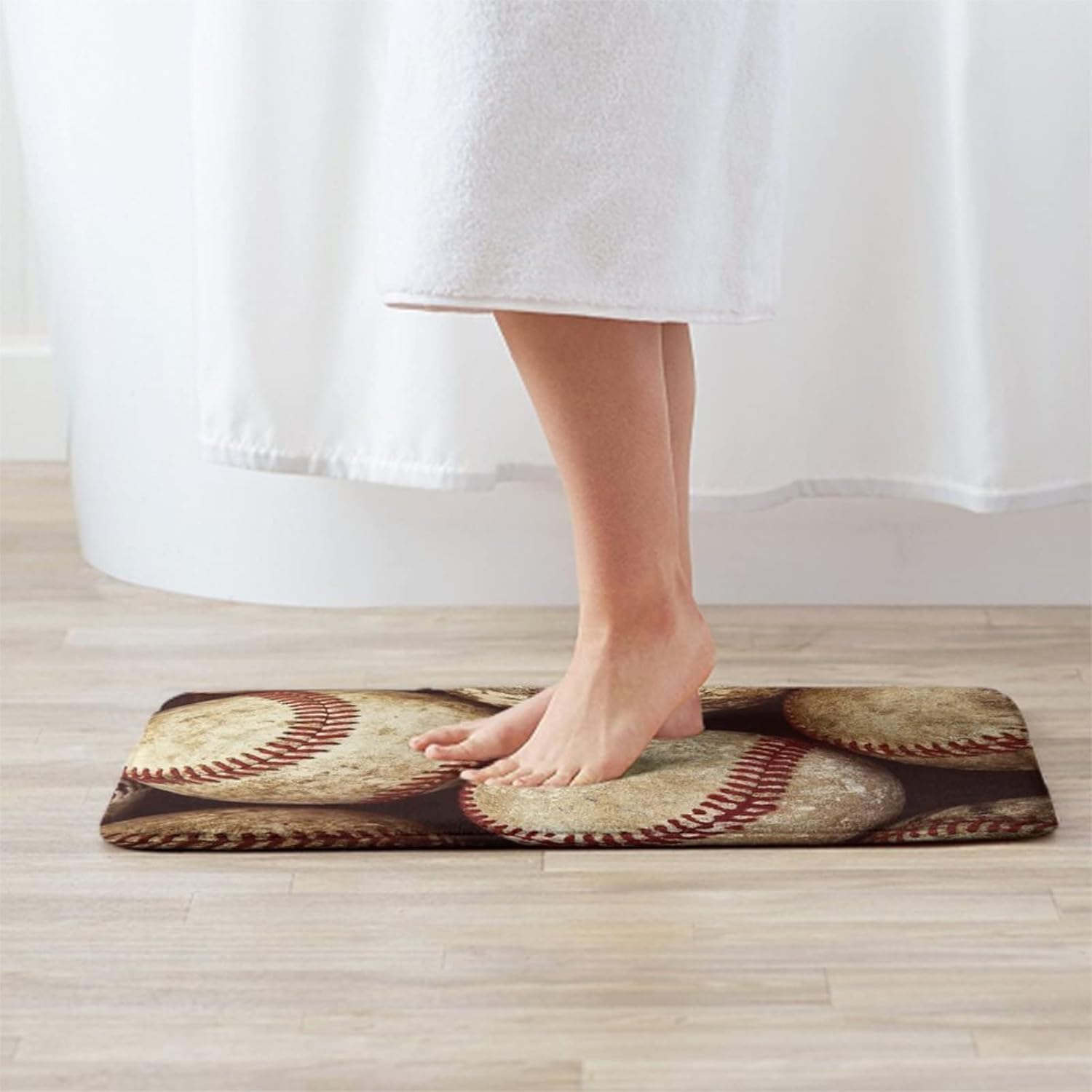 MZERSE Quick Dry Bath Mat with Memory Foam