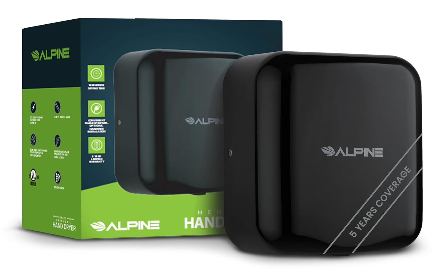 Alpine Automatic Hand Dryer 110-120V Stainless Steel