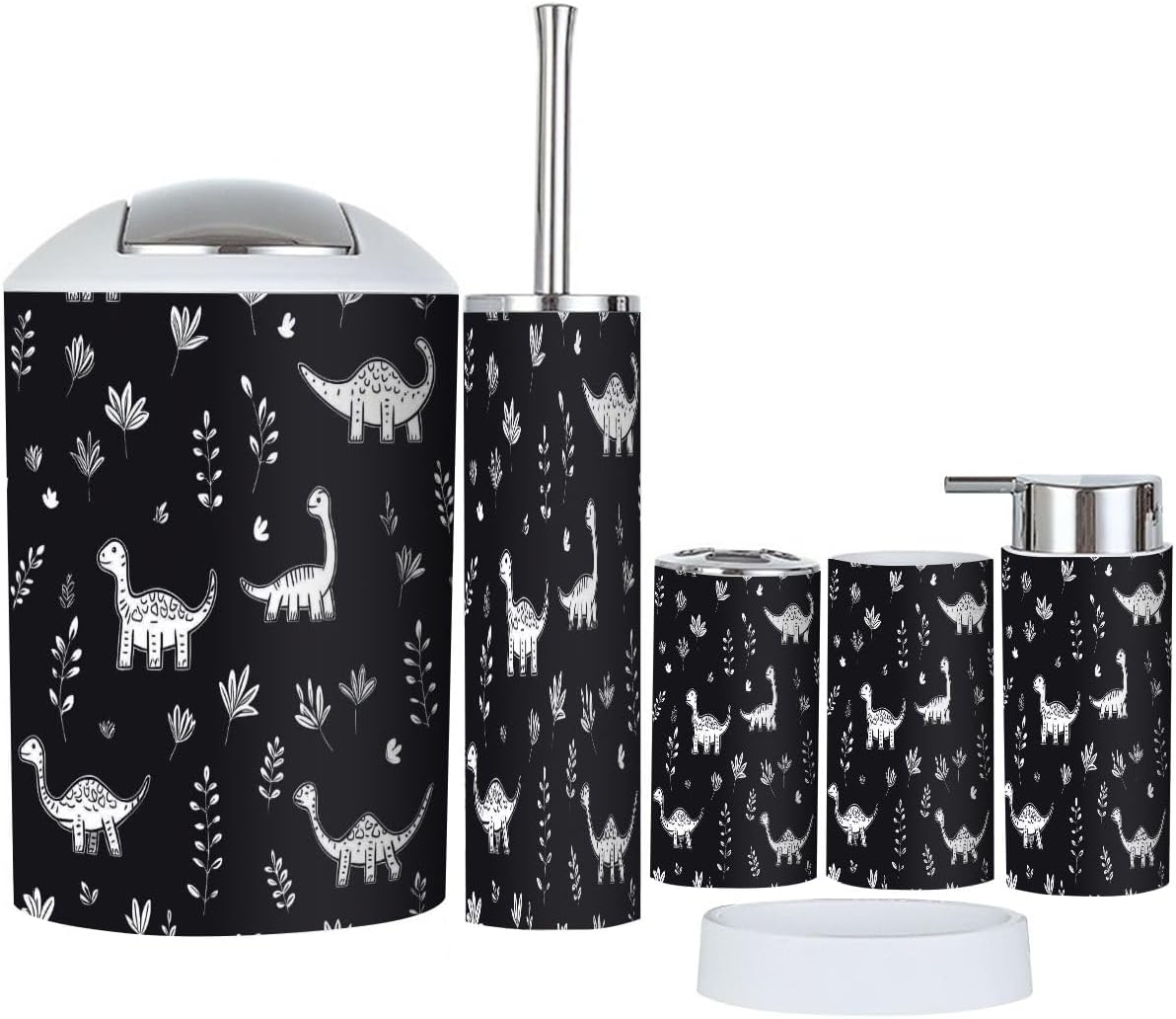 TRANQDEHOM 6 Piece Boho Bathroom Decor Set