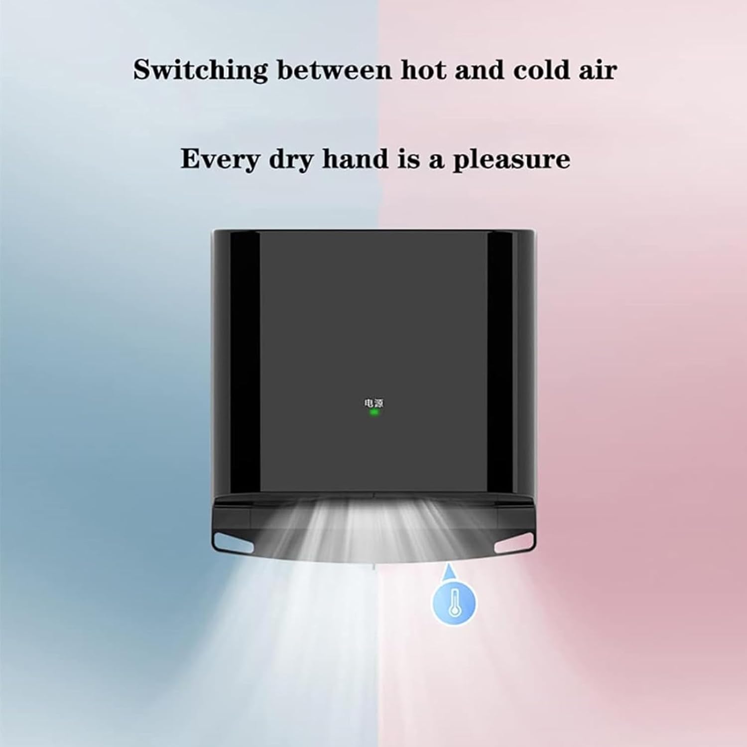 HENGCMM Automatic Hand Dryer Touchless Wall Mount