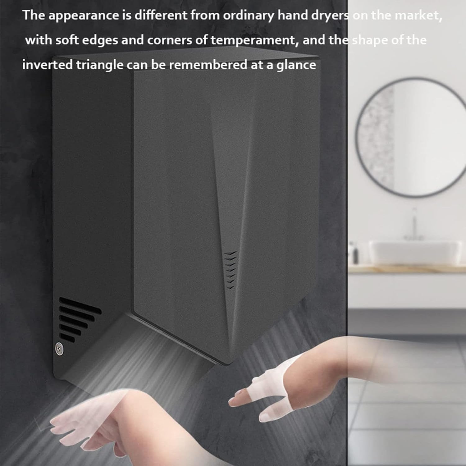 COYEUX Commercial Hand Dryer Wall Mounted Automatic Induction