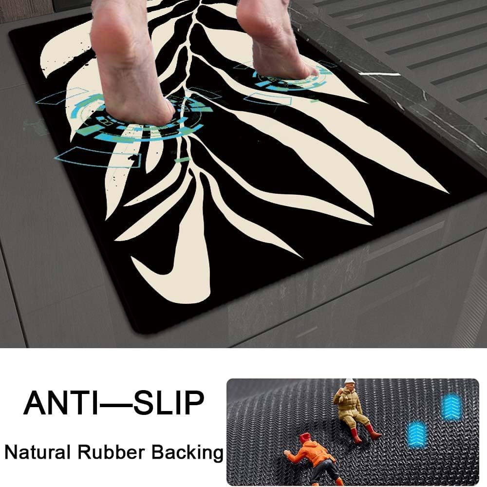 DJSOK Bath Mat Rug - Non-Slip Absorbent 16x24 Inch