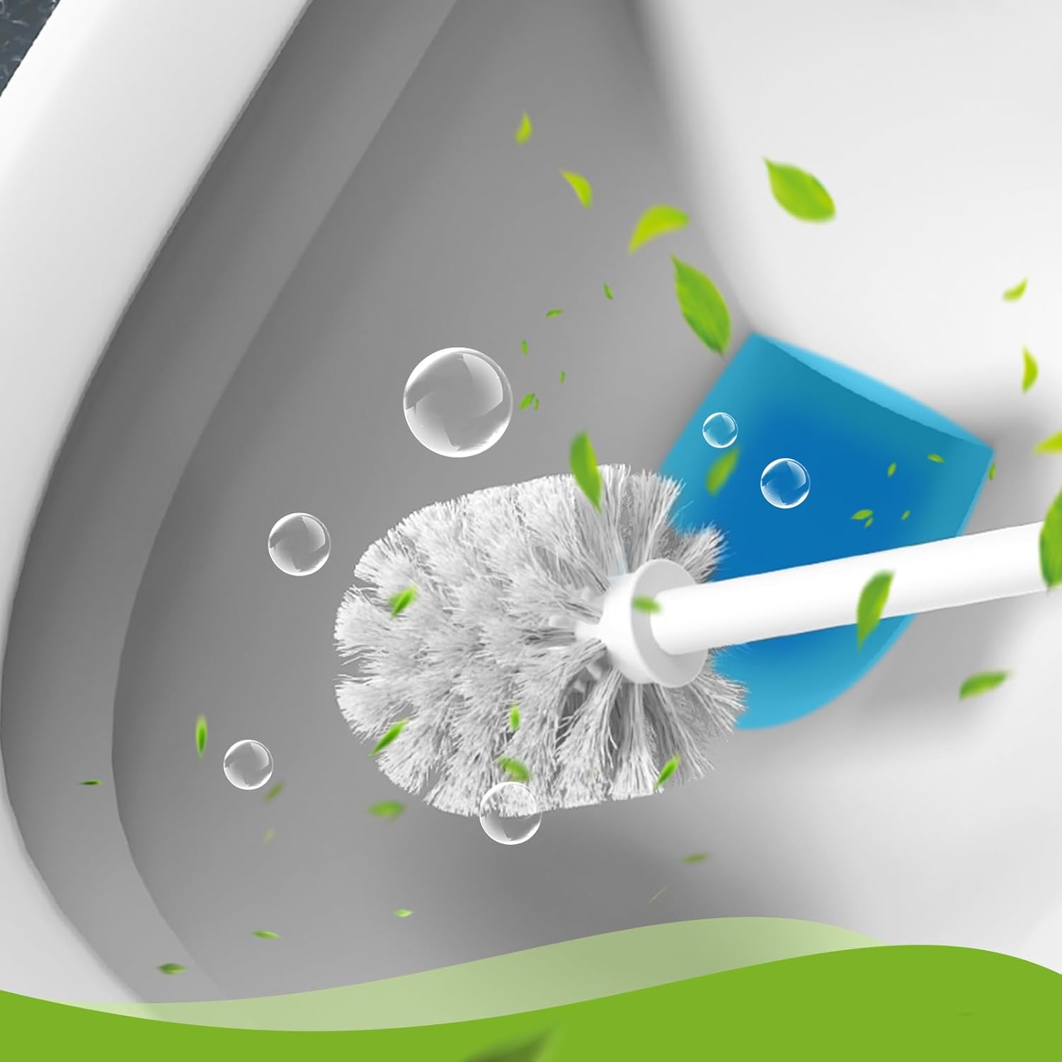 ADNIKIA 2 in 1 Toilet Brush and Plunger Set