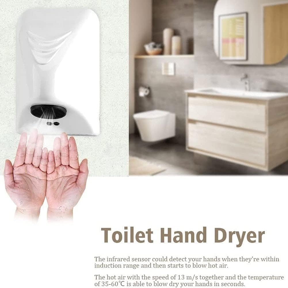 Commercial Hand Dryer Compact Electric Sensor Dryer for Home and Bathroom