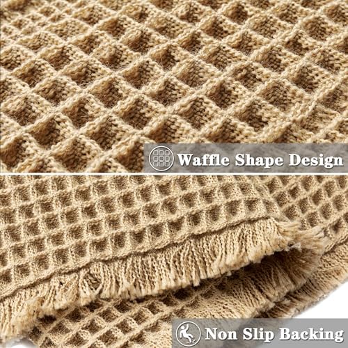 Non Slip Waffle Bath Mat Ultra Soft Quick Dry 18x30