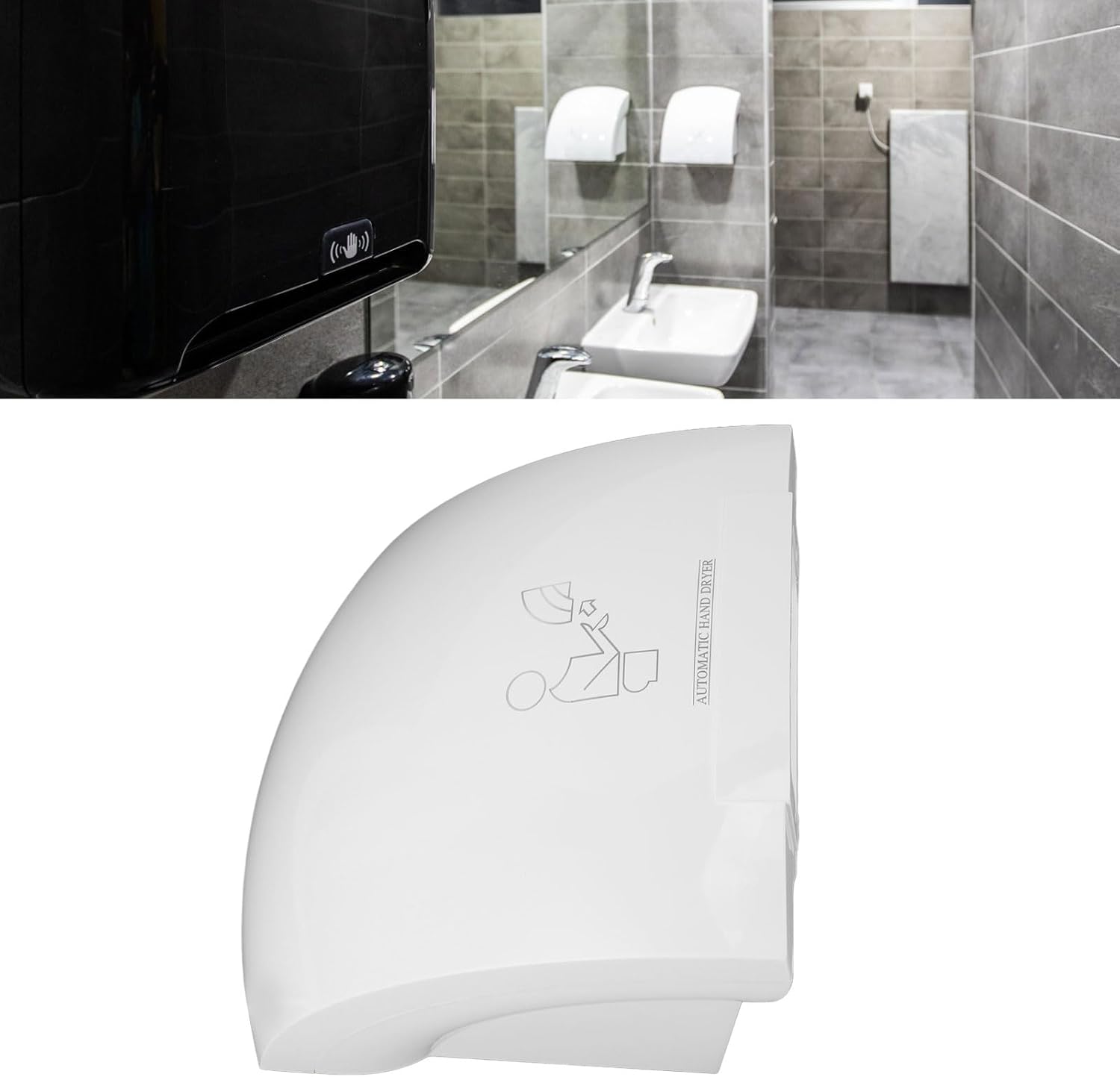 Automatic Hand Dryer with 10S Quick Drying and 1200W Power