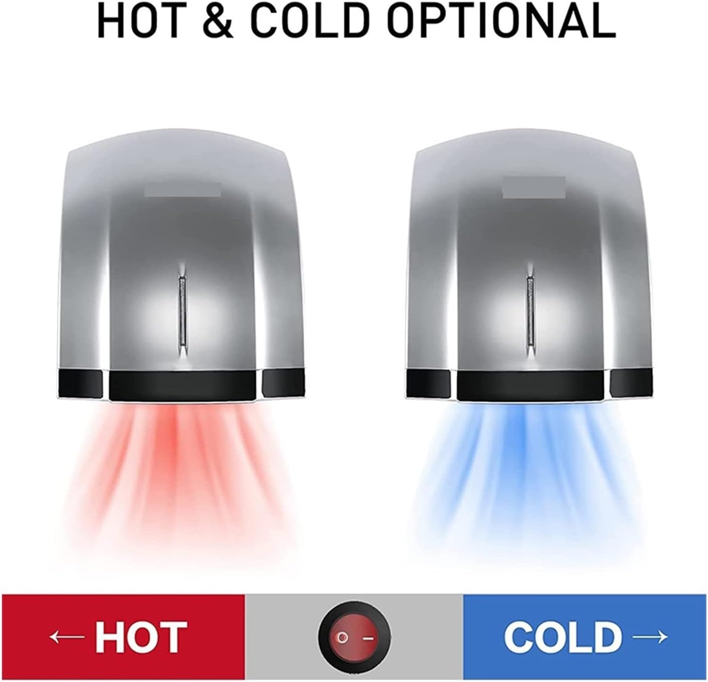 LZDOYY Hi-Speed Auto Hand Dryer with Cold Hot Mode