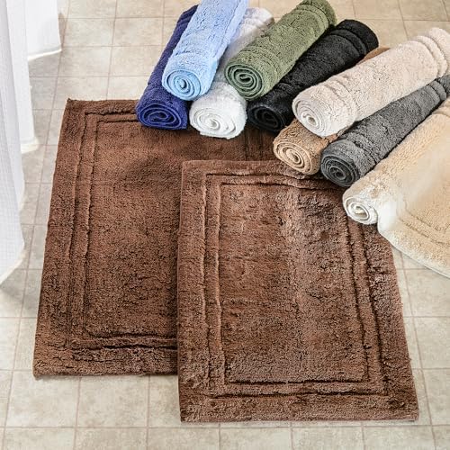 Superior Non-Slip Bath Rug Set 2 Piece