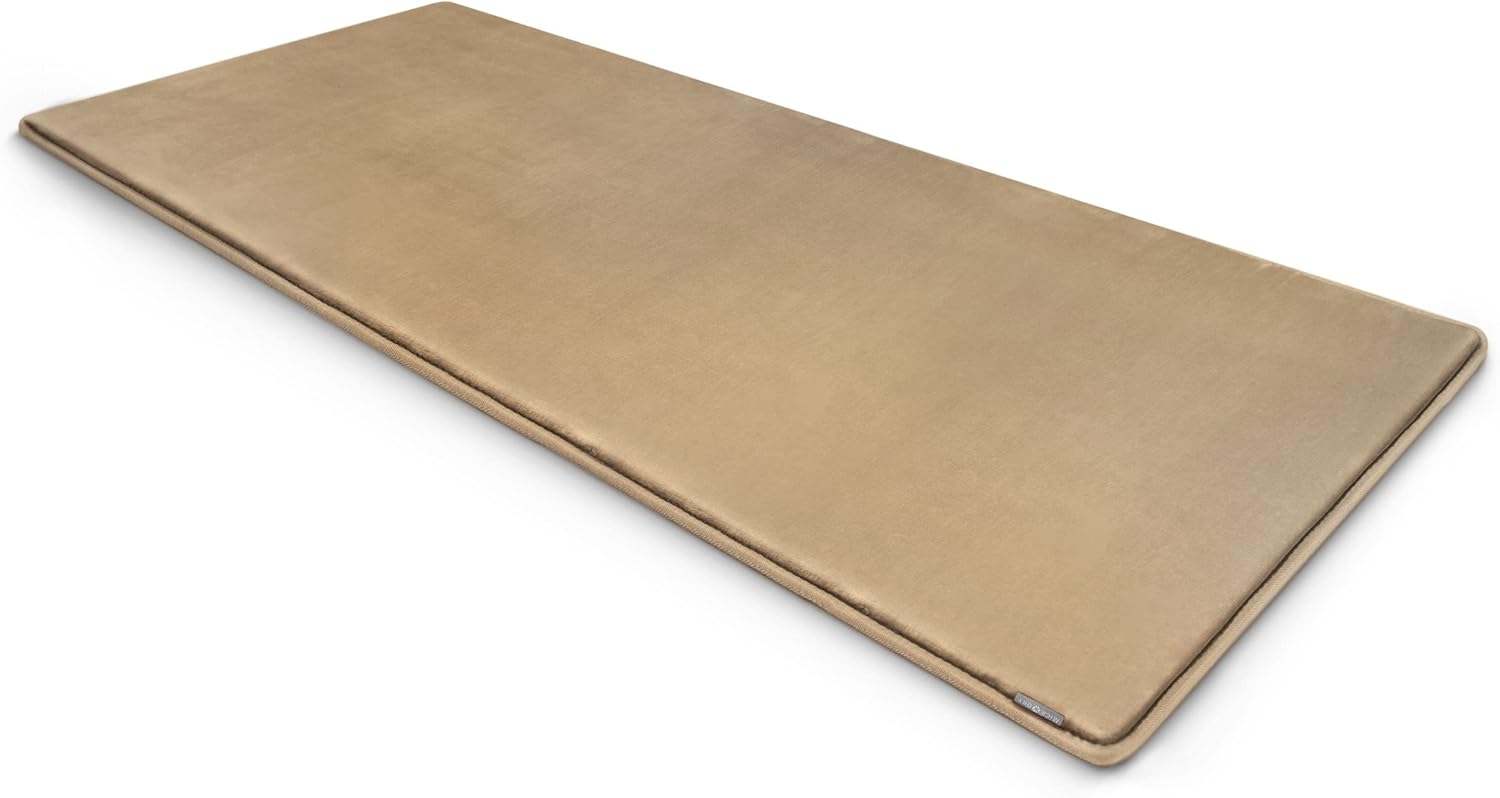 MICRODRY SoftLux Bath Mat - 24x58 Memory Foam Skid-Resistant