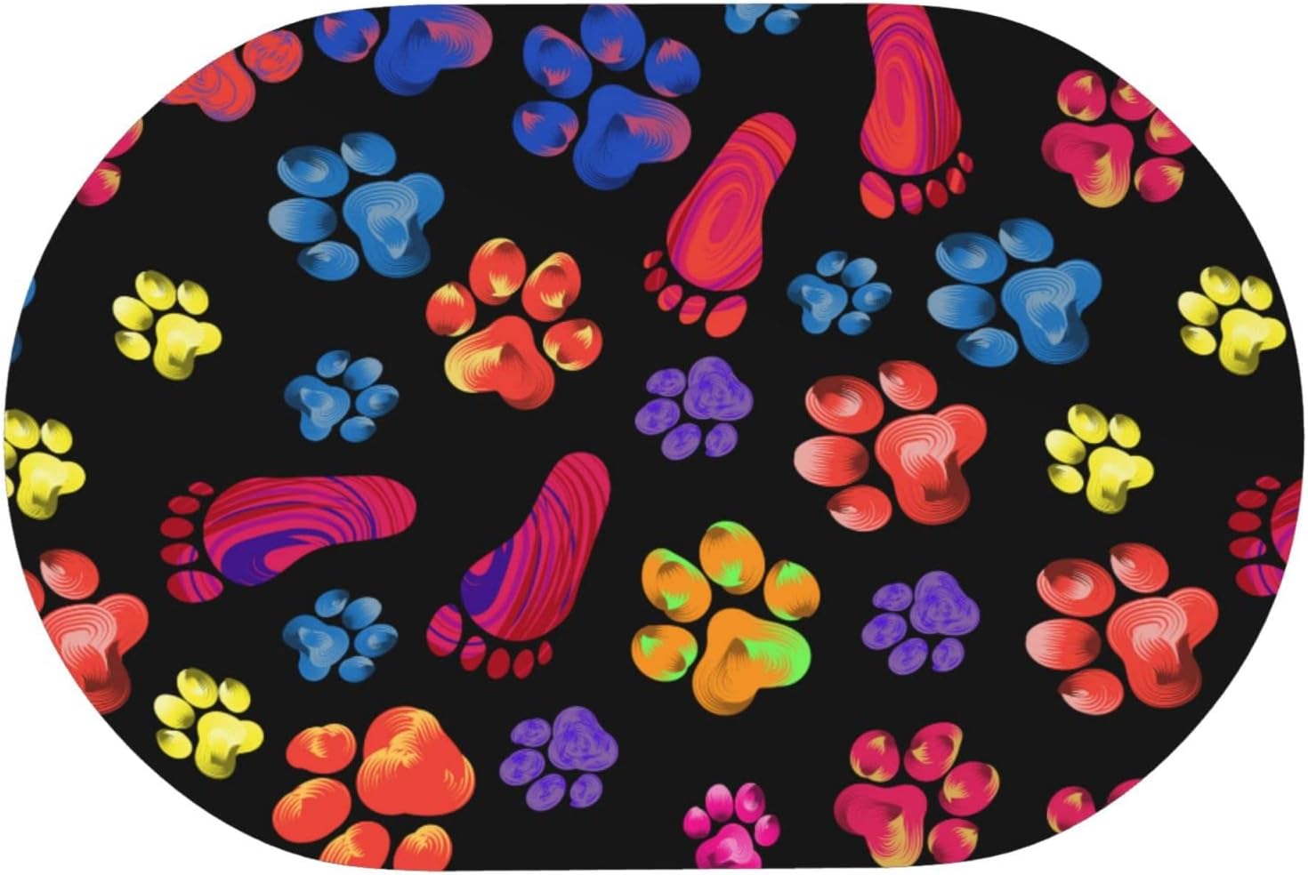 Juniissl Paw Bath Mat Diatomaceous Earth Rug 16x24