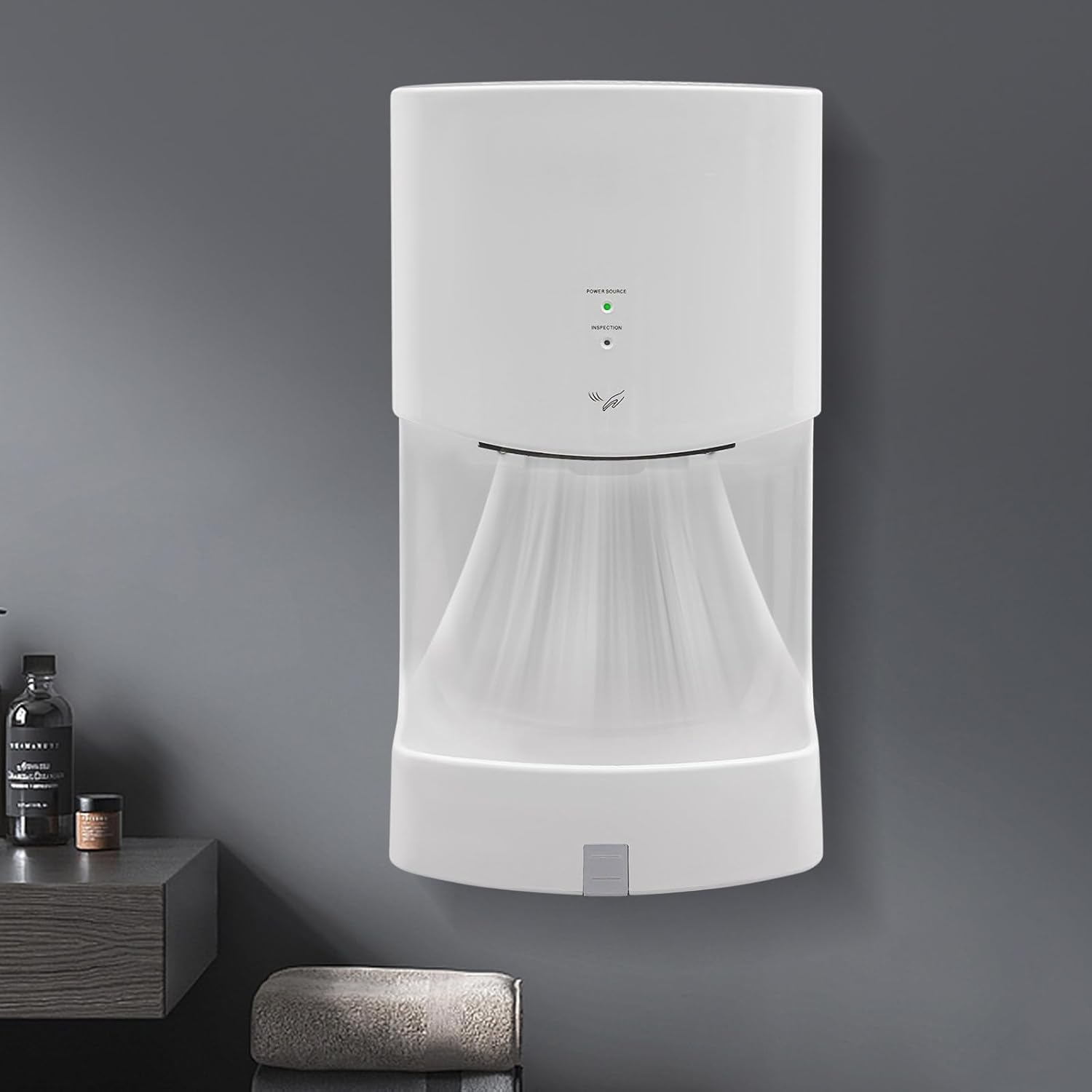 ZHIMIFU 1000W ABS Automatic Hand Dryer with Cold Warm Wind