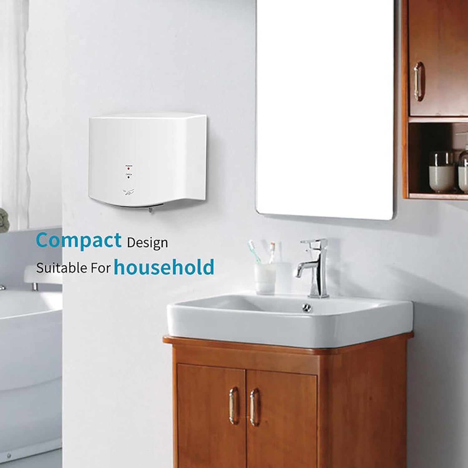 icVantA Automatic Induction Hand Dryer with HotCold Air 1