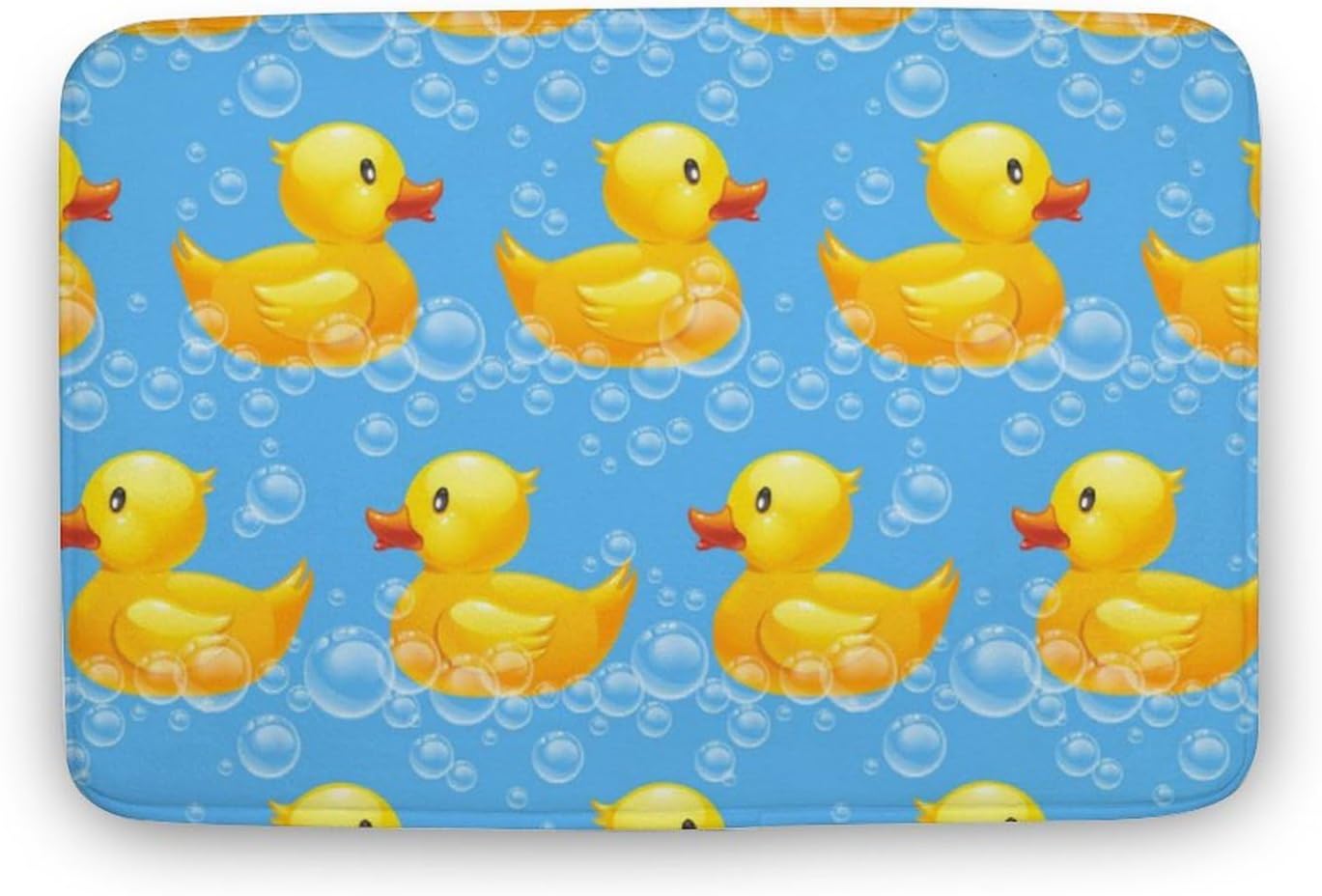 MZERSE Machine Washable Quick Dry Bath Mat for Kids Room