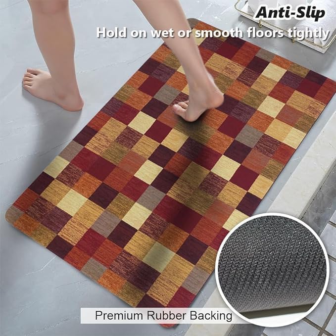 Cestavie Custom Size Bath Rug Runner Non Slip Quick Dry