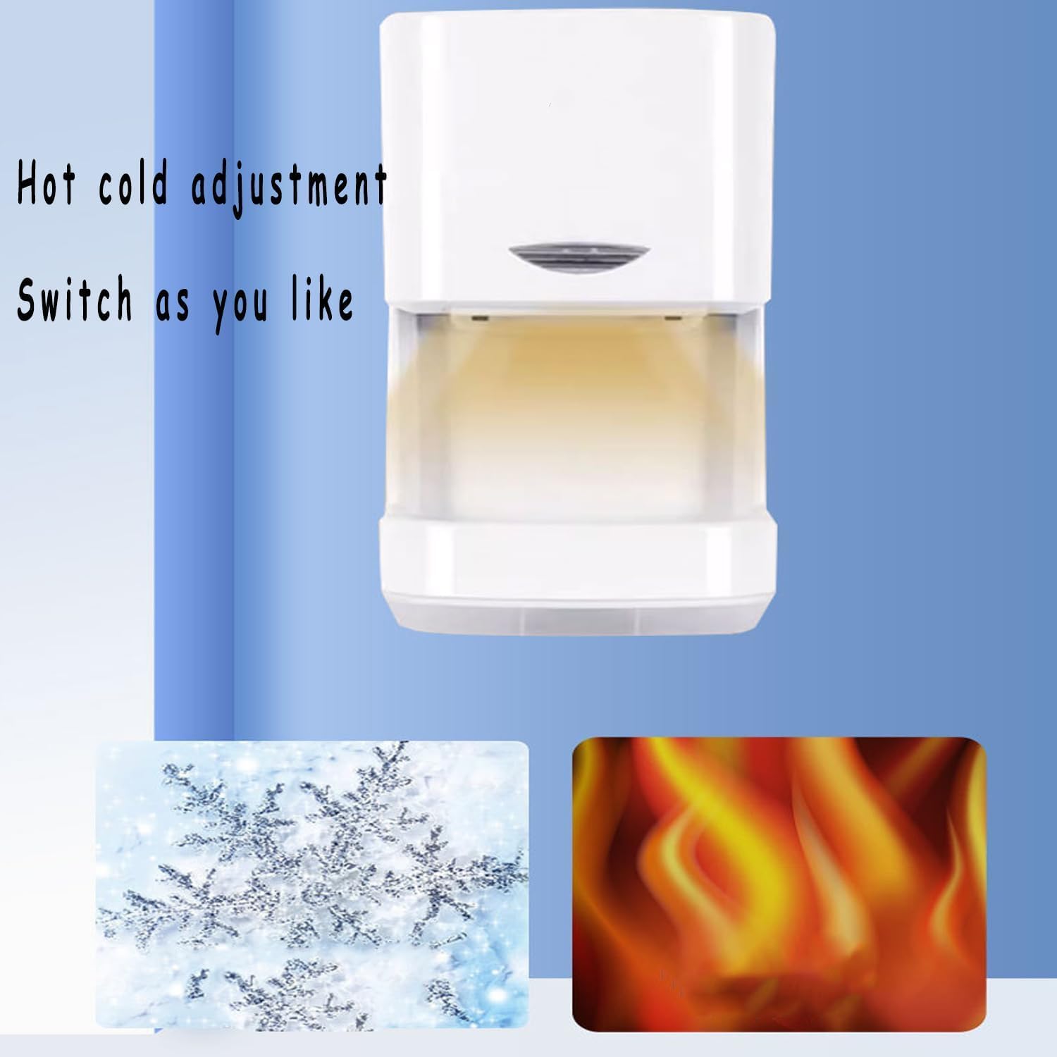 Automatic Jet Hand Dryer - High Efficiency and Quiet Operation