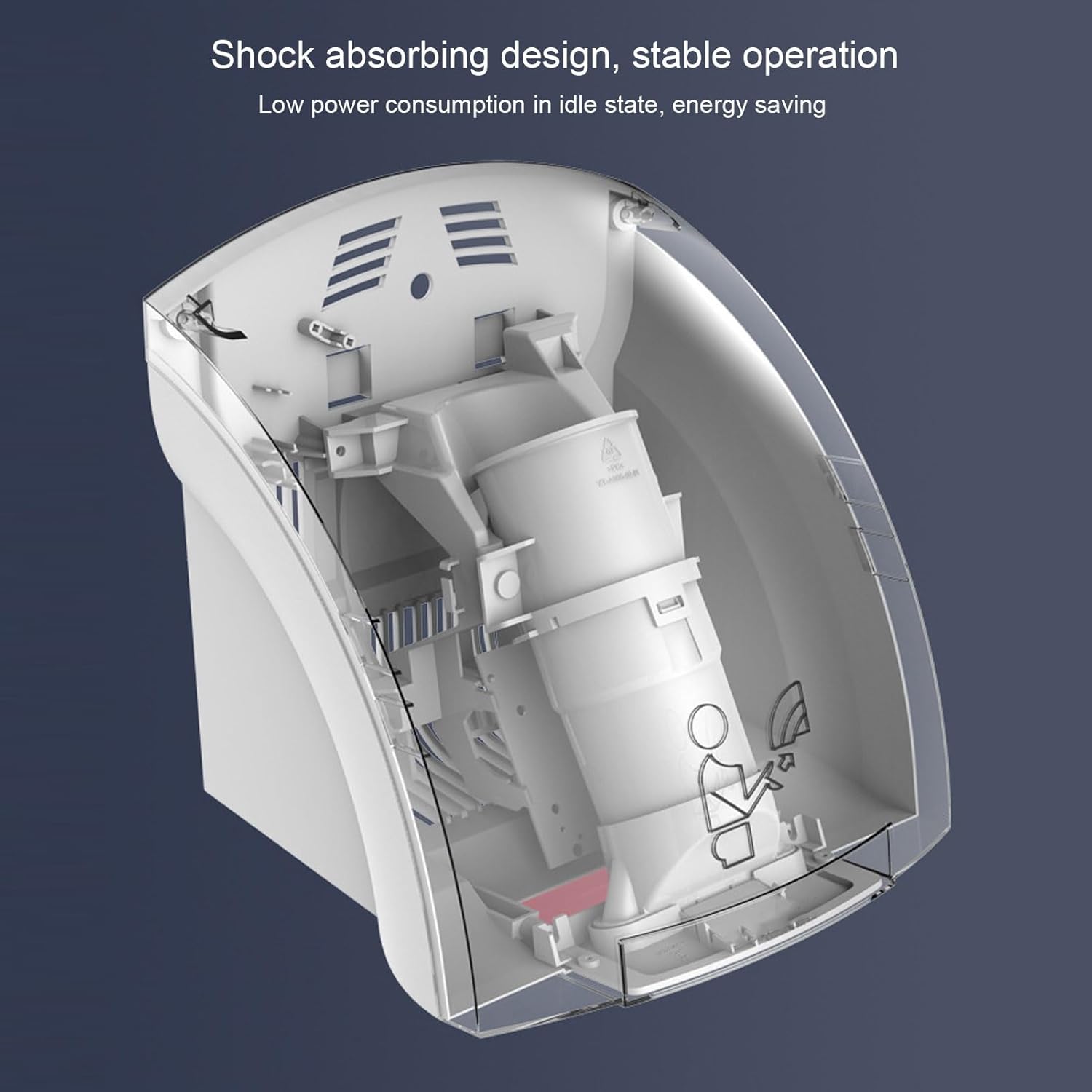 Automatic Hand Dryer with 10S Quick Drying and 1200W Power