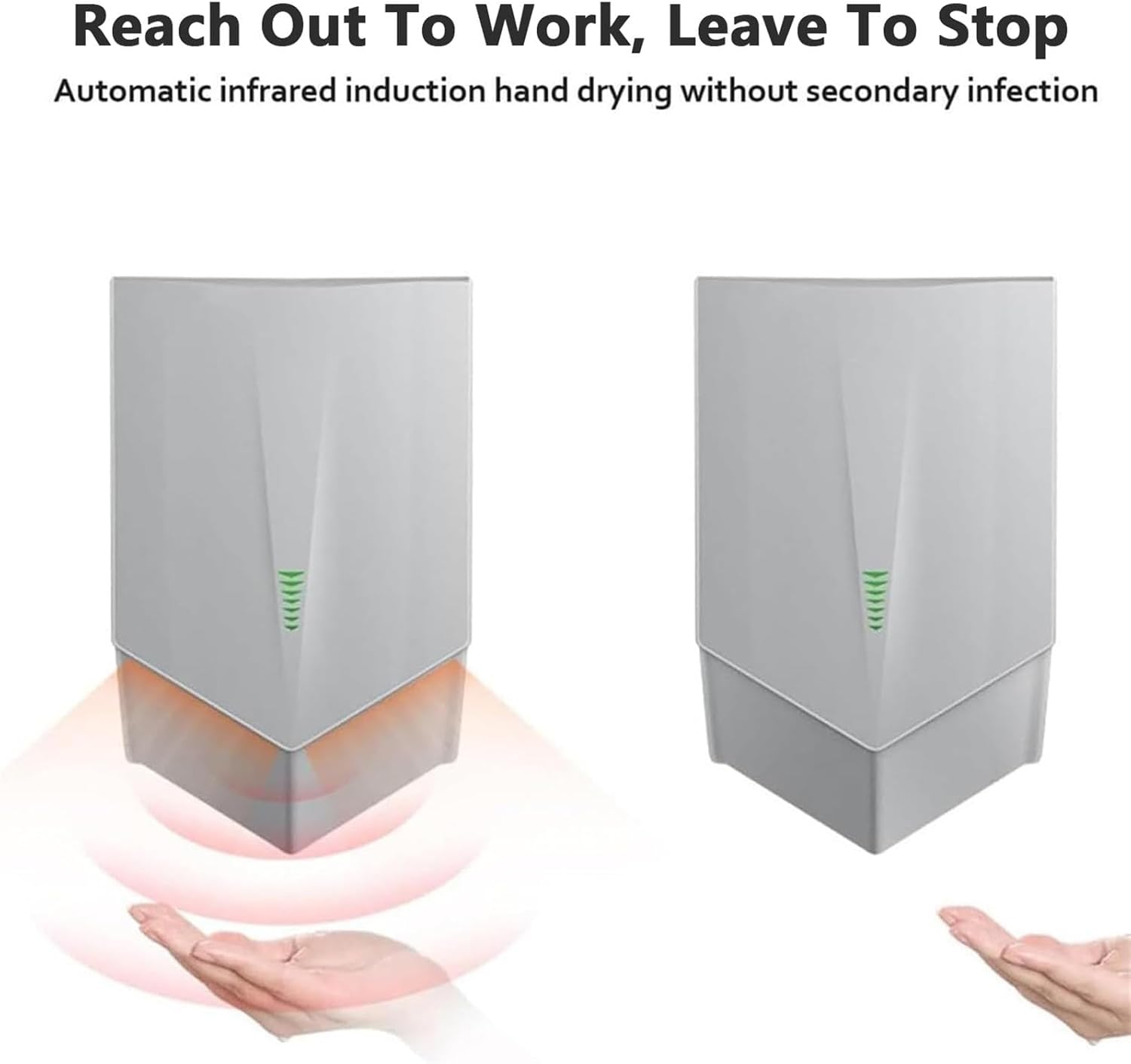 COYEUX 1500W Commercial Wall Mounted Hand Dryer with Sensor