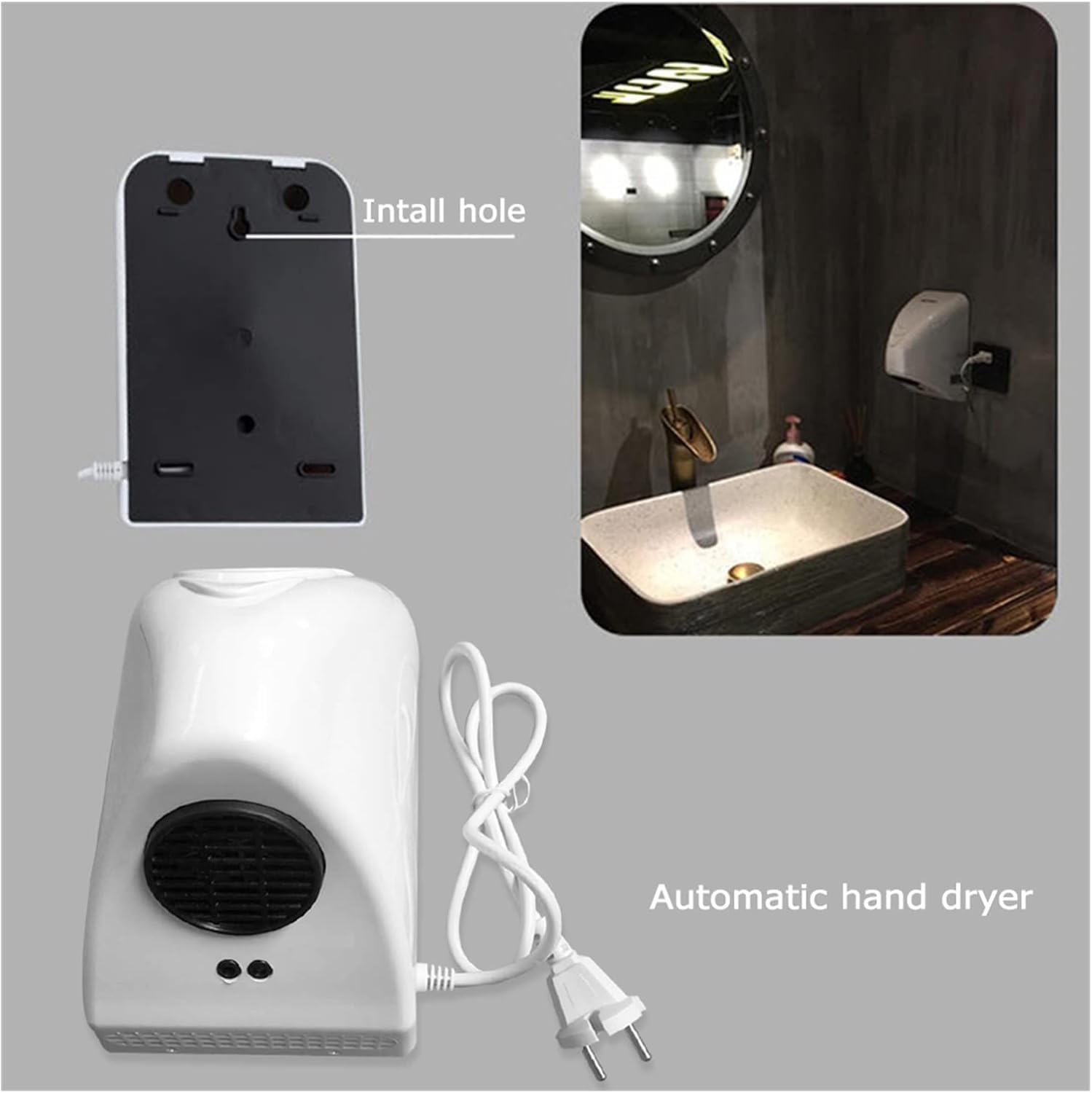 Commercial Hand Dryer with Sensor and Auto Shut Off