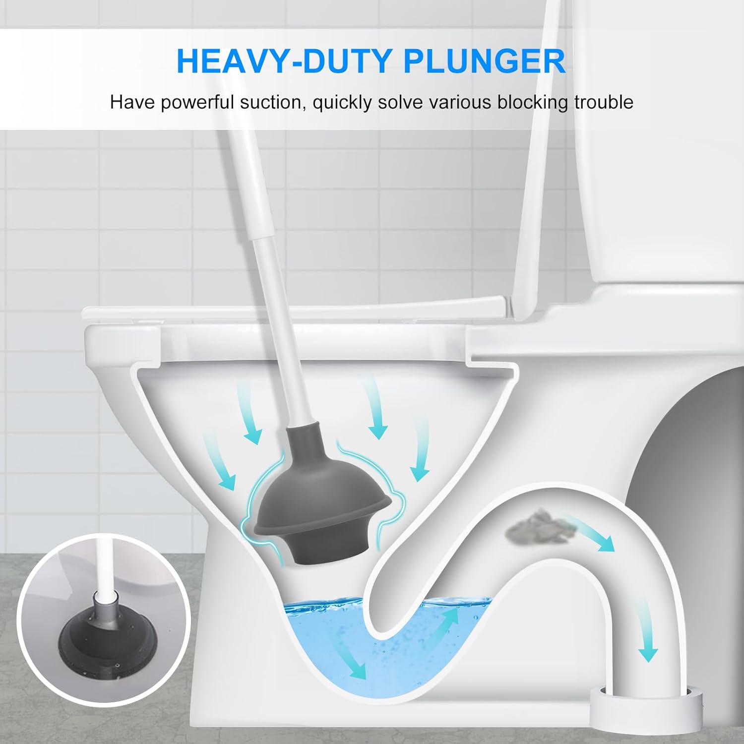 SetSail Toilet Brush and Plunger Set 1