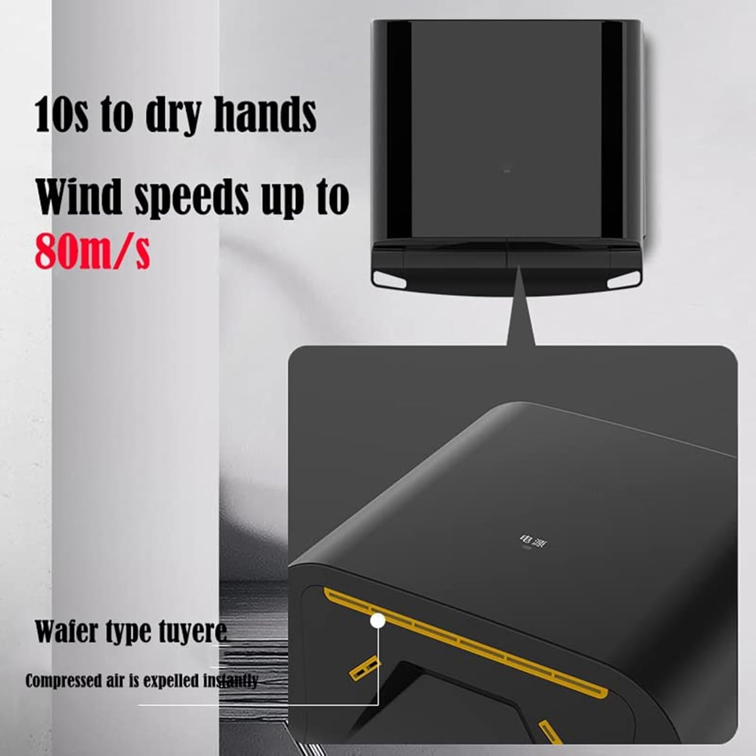 Electric Bathroom Hand Dryer with Automatic Induction