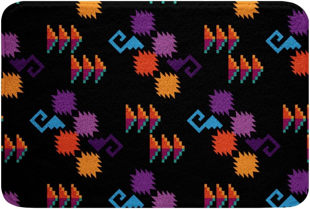 SGYDW Orange Aztec Area Rug 24x16in