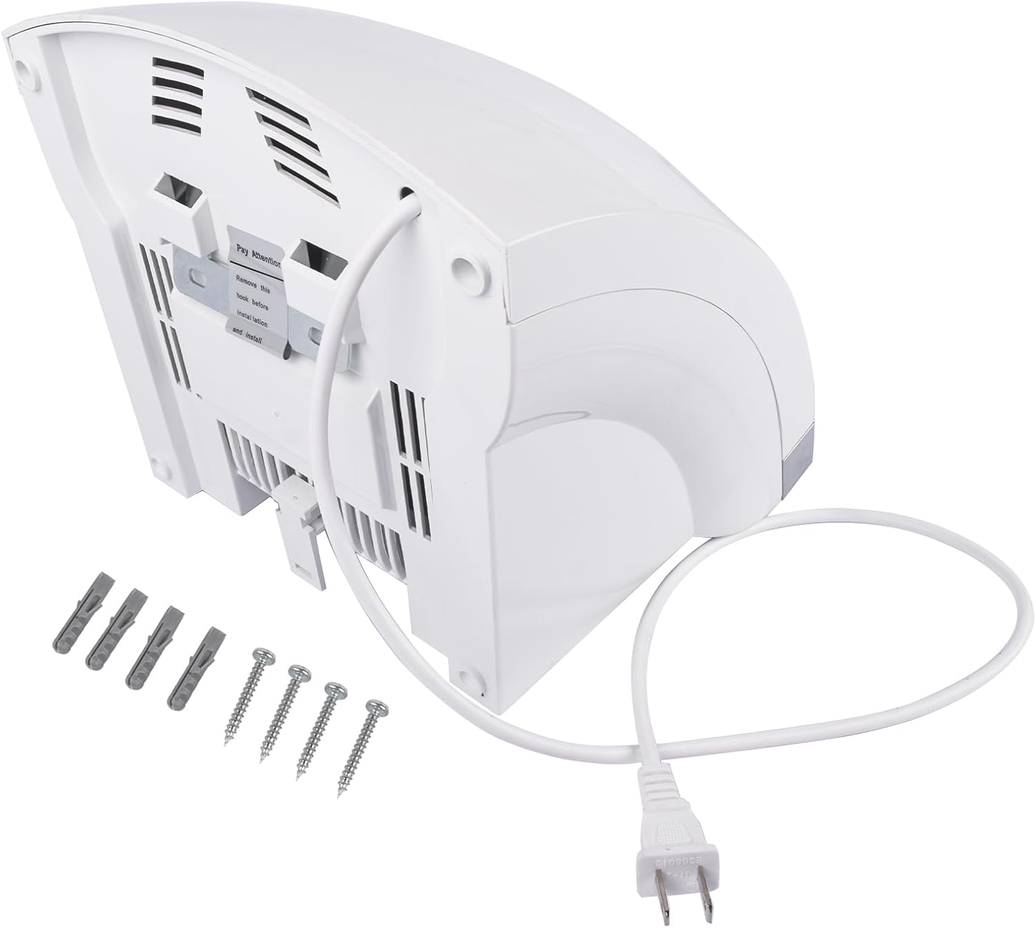 1800W High Speed Commercial Hand Dryer with Auto Warm Wind and Noise Reduction