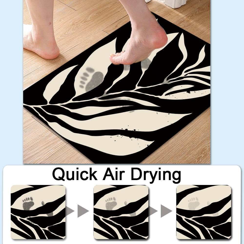 DJSOK Bath Mat Rug - Non-Slip Absorbent 16x24 Inch