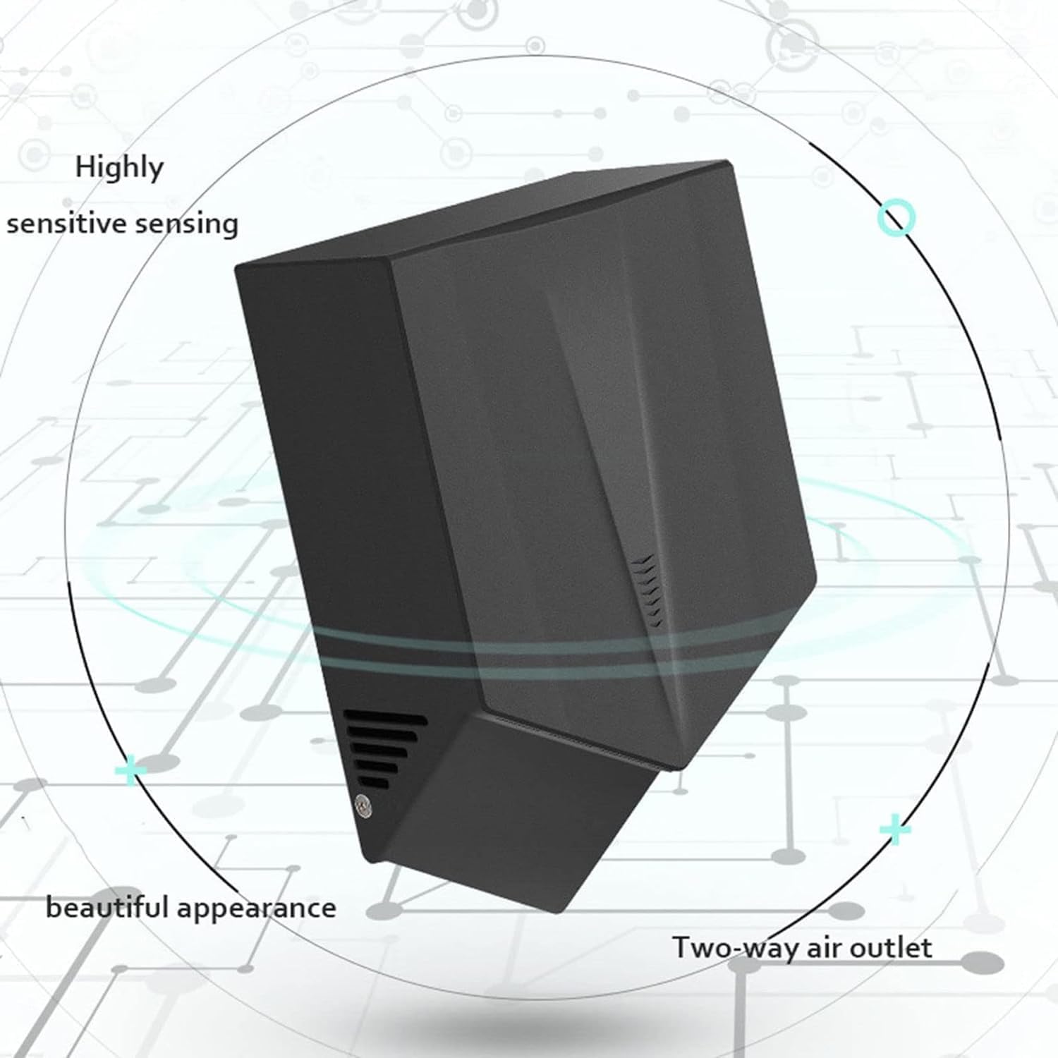 COYEUX Commercial Hand Dryer Wall Mounted Automatic Induction