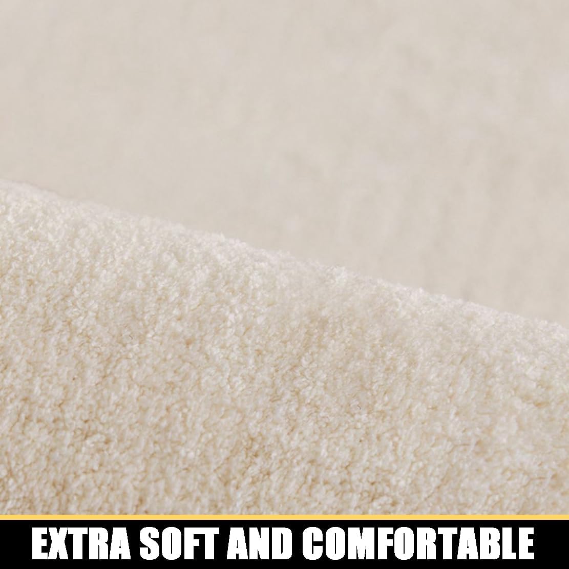 NIOKIT Thick Plush Cashmere Imitation Bath Rug