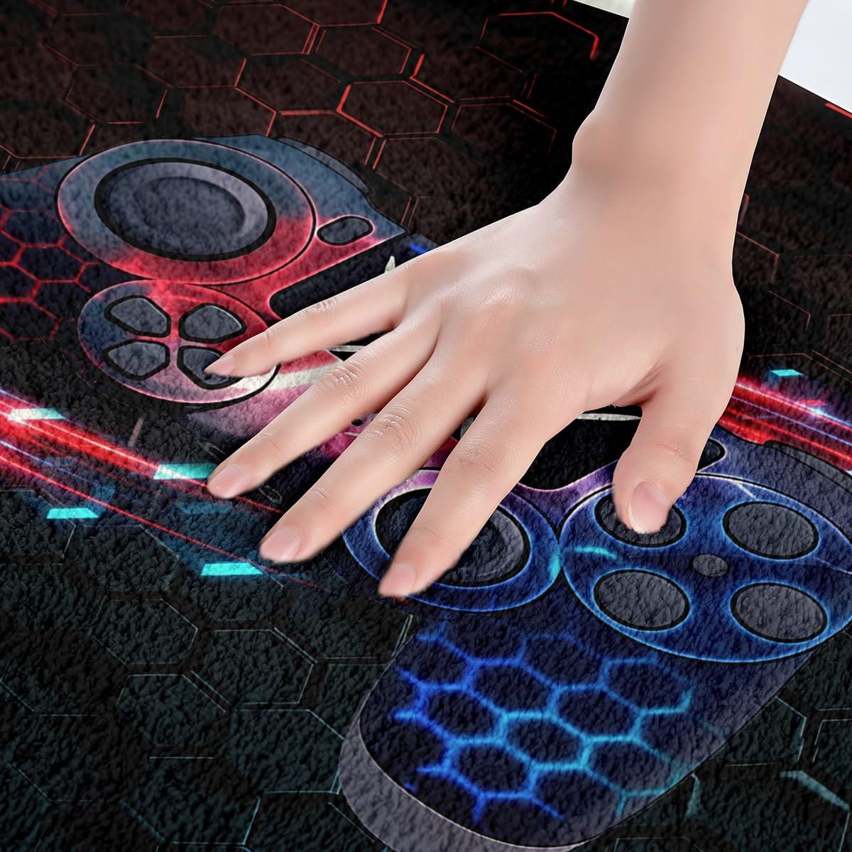 Erosebridal Honeycomb Gaming Area Rug 16x24