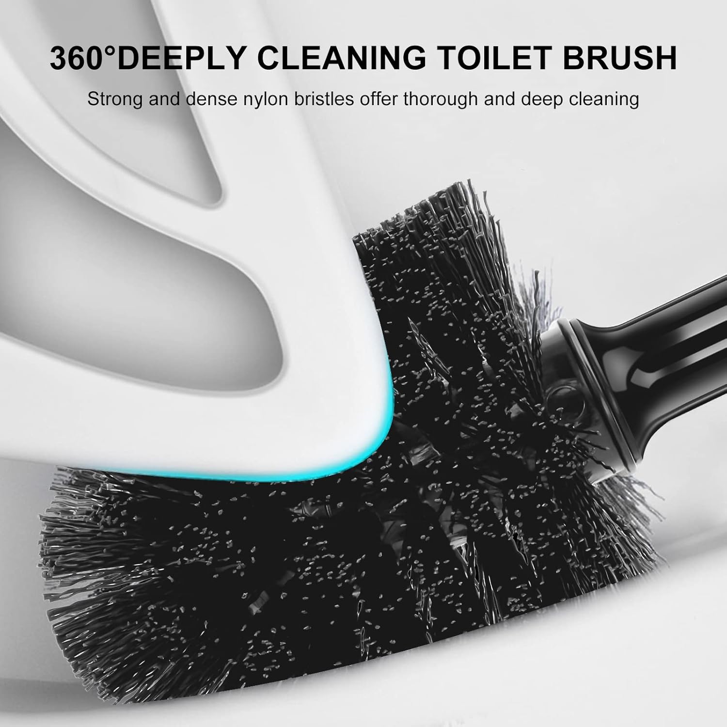 SetSail Toilet Brush and Plunger Set with Automatic Lid