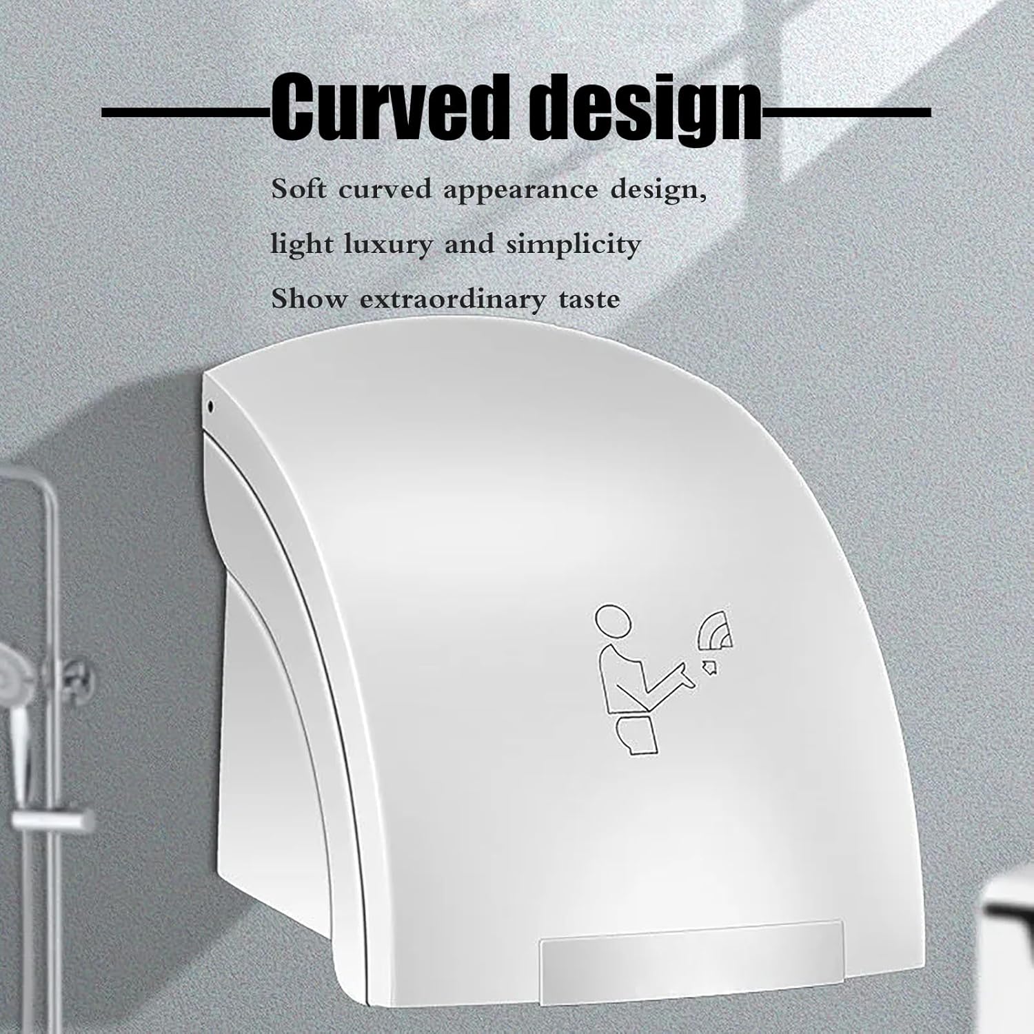 Commercial Hand Dryer with Auto Sensor and Quiet Operation