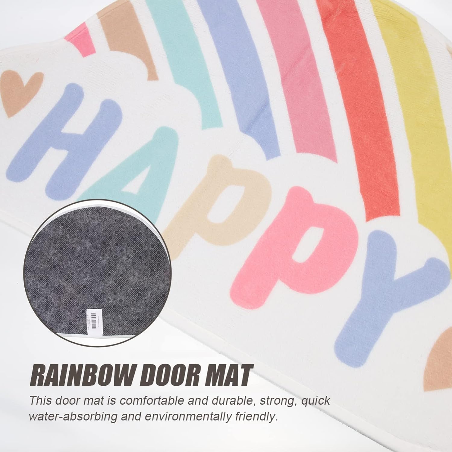 Carpet Semi-Circular Area Rug Grey Bath Mat Entry Door Rugs