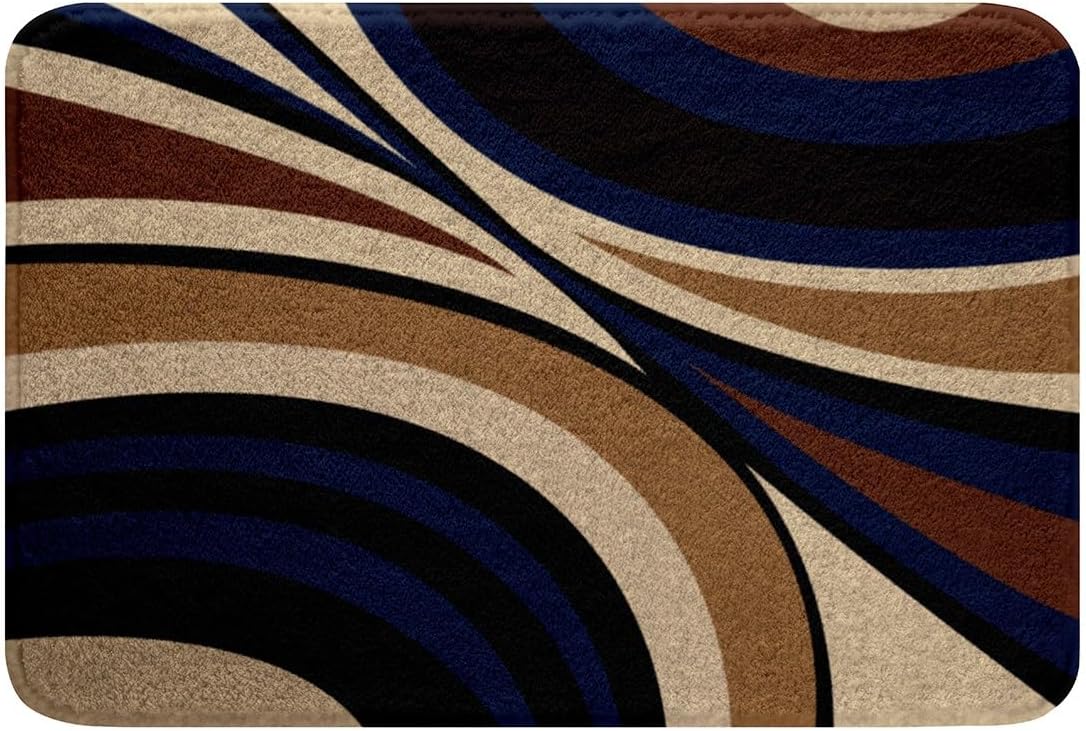 Feelyou Modern Geometric Bath Rug - 16x24 Inch