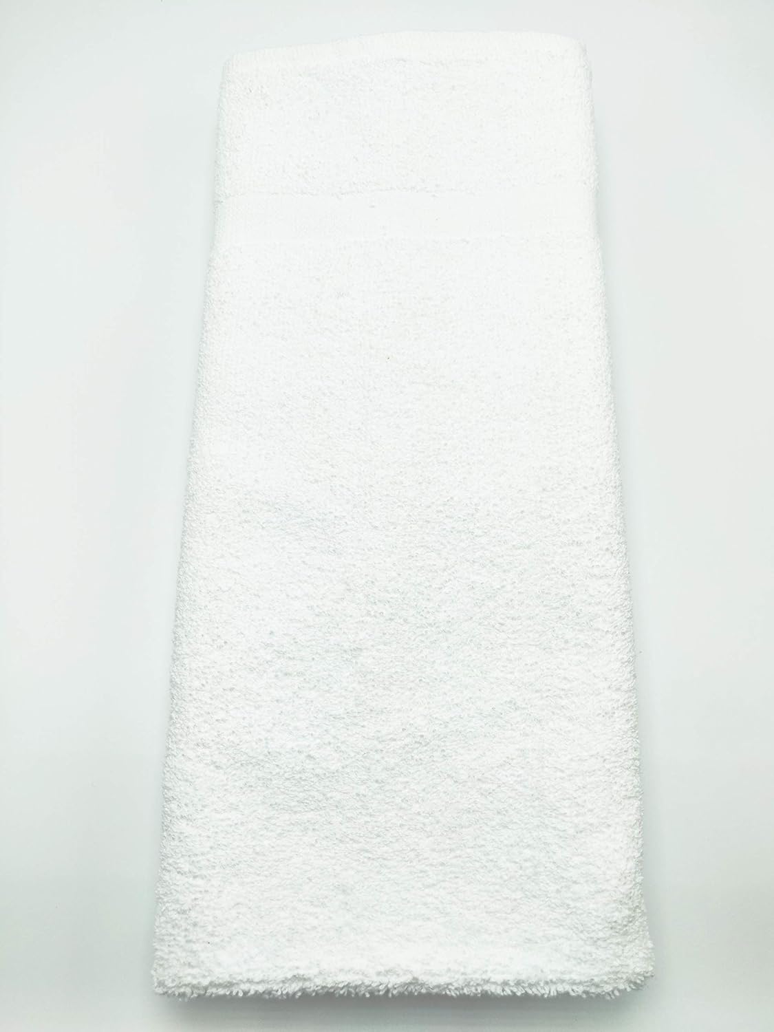 2 Pack White Bath Mats - 100 Ring-Spun Cotton 20x30 Inches
