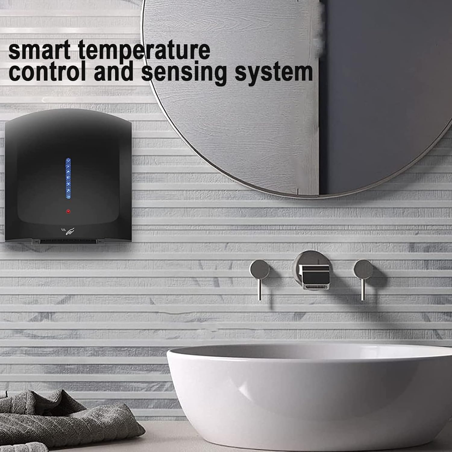TsoLay Smart Sensor Hand Dryer with LED Light