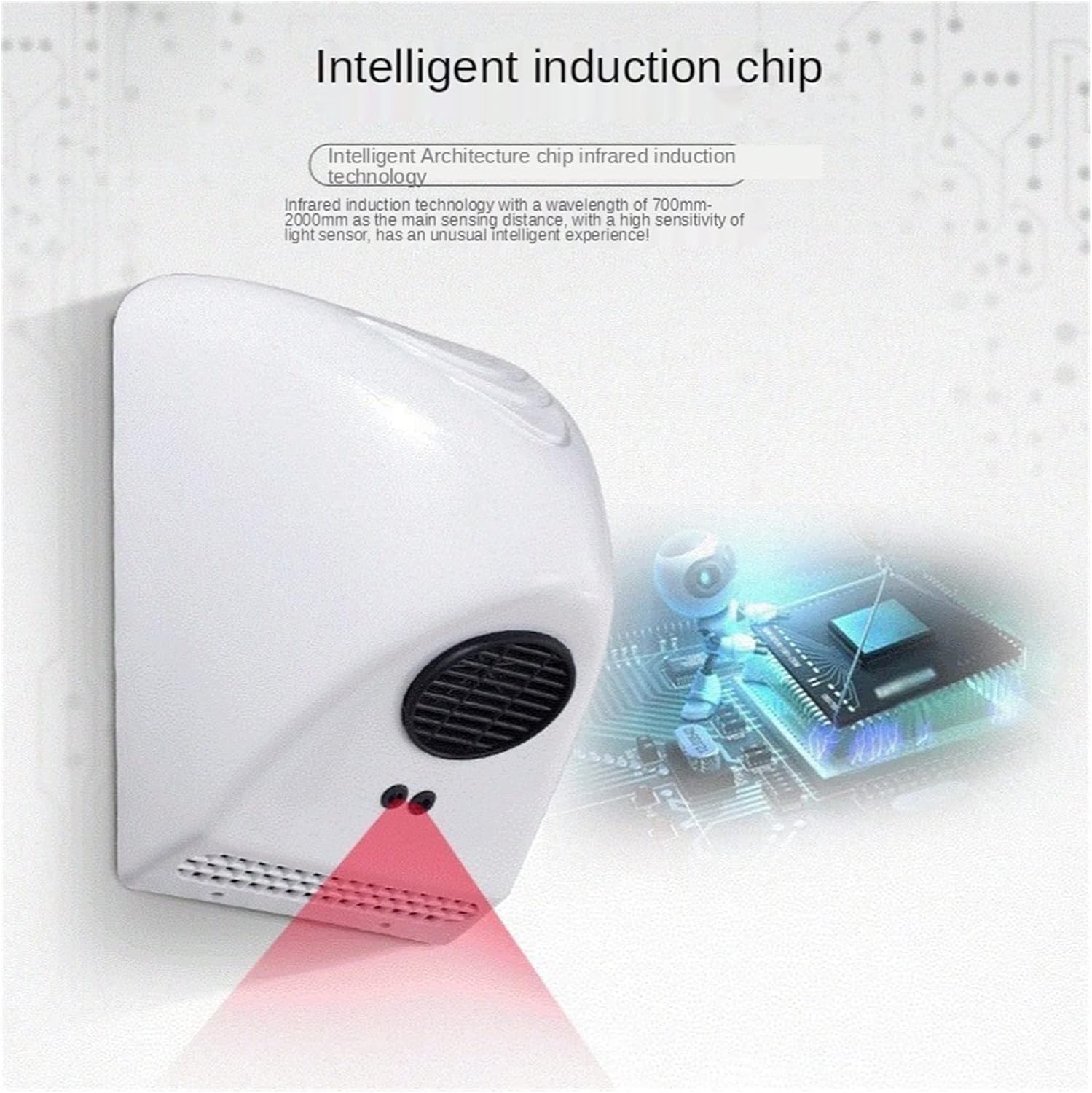 Smart Automatic Sensor Hand Dryer for Home and Commercial Use 1