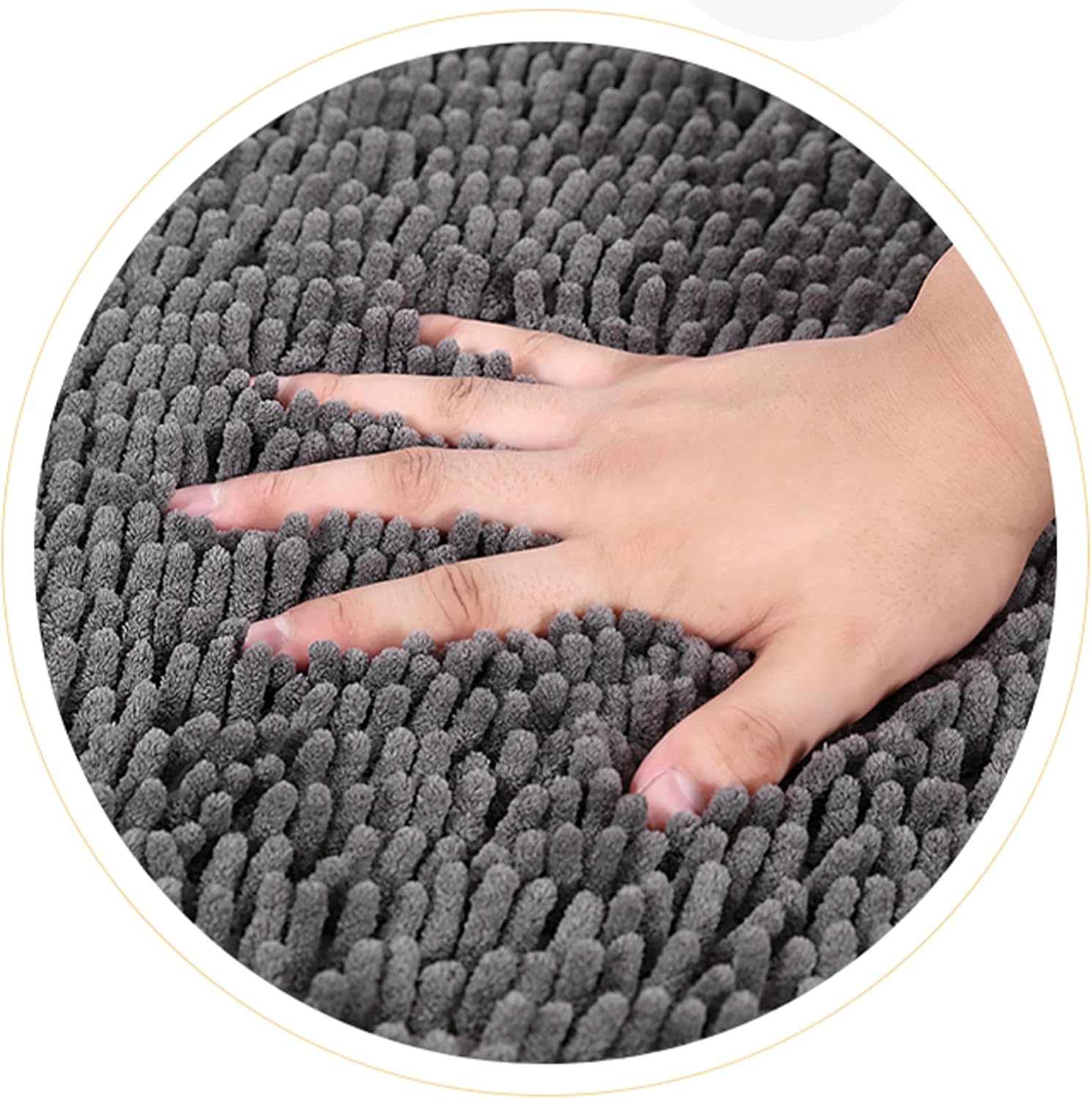 LQICAI Bath Mat Non-Slip Soft Absorbent 32x20 Inch